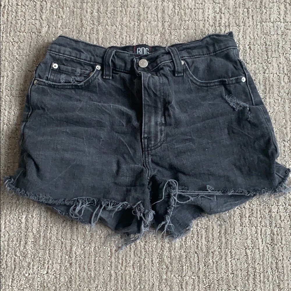 BDG girlfriend high rise denim shorts